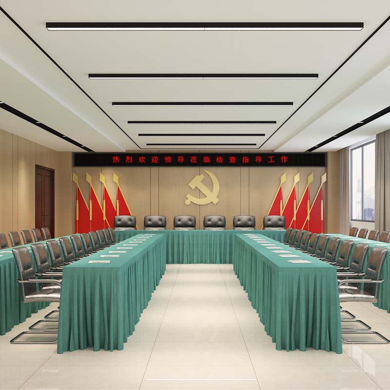 “特色定制、簡(jiǎn)約大氣”——中建西部南寧會(huì)議室餐廳設(shè)計(jì)裝修案例-燦源裝飾